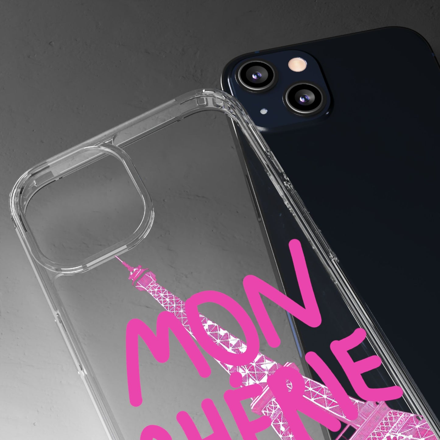 Pink Eiffel Clear Cases