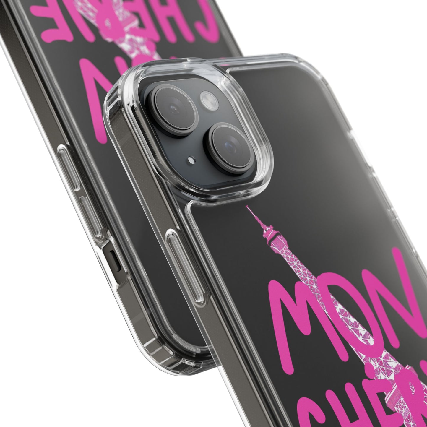 Pink Eiffel Clear Cases
