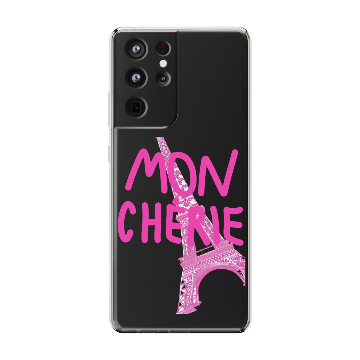 Pink Eiffel Clear Cases
