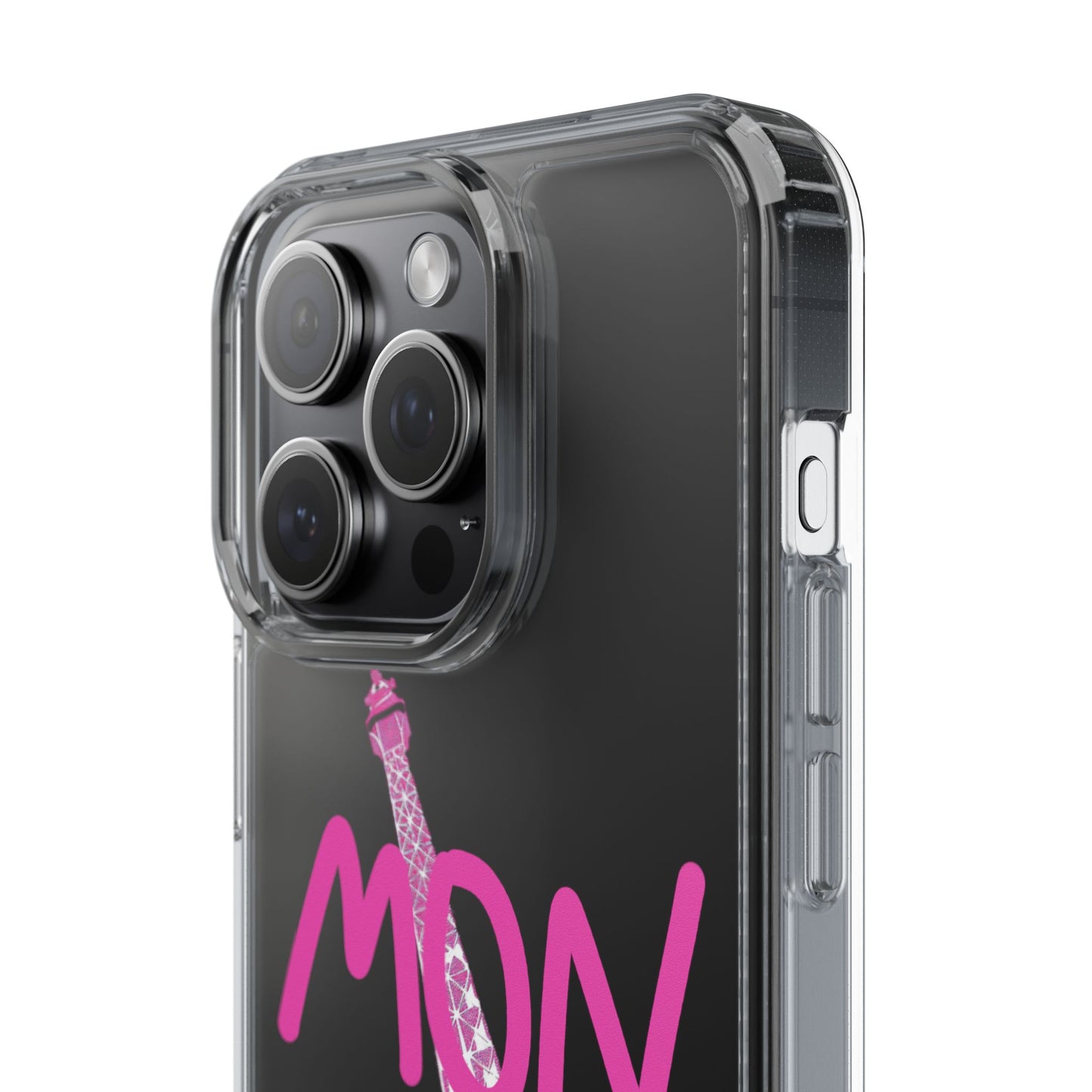 Pink Eiffel Clear Cases