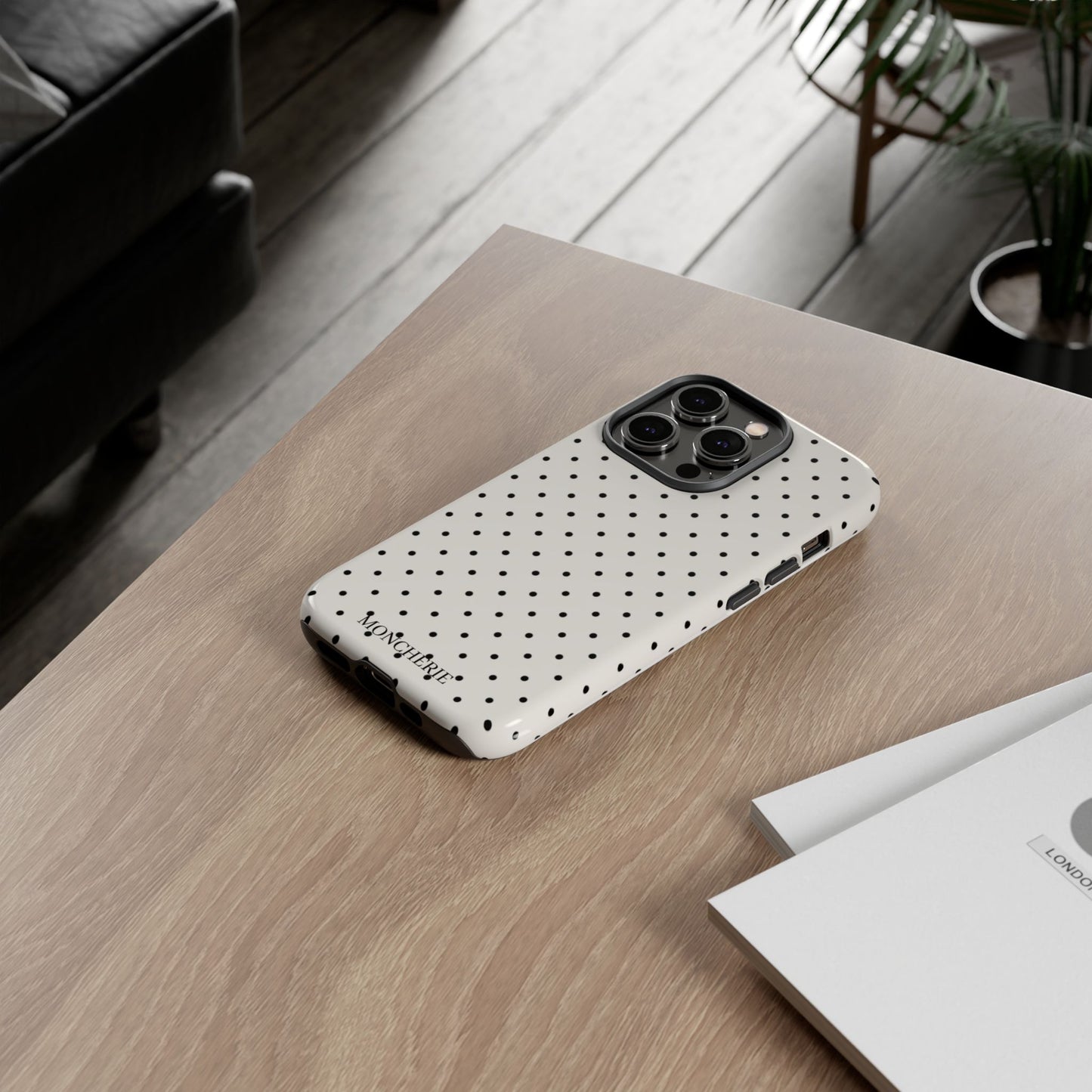 Black and White Polka