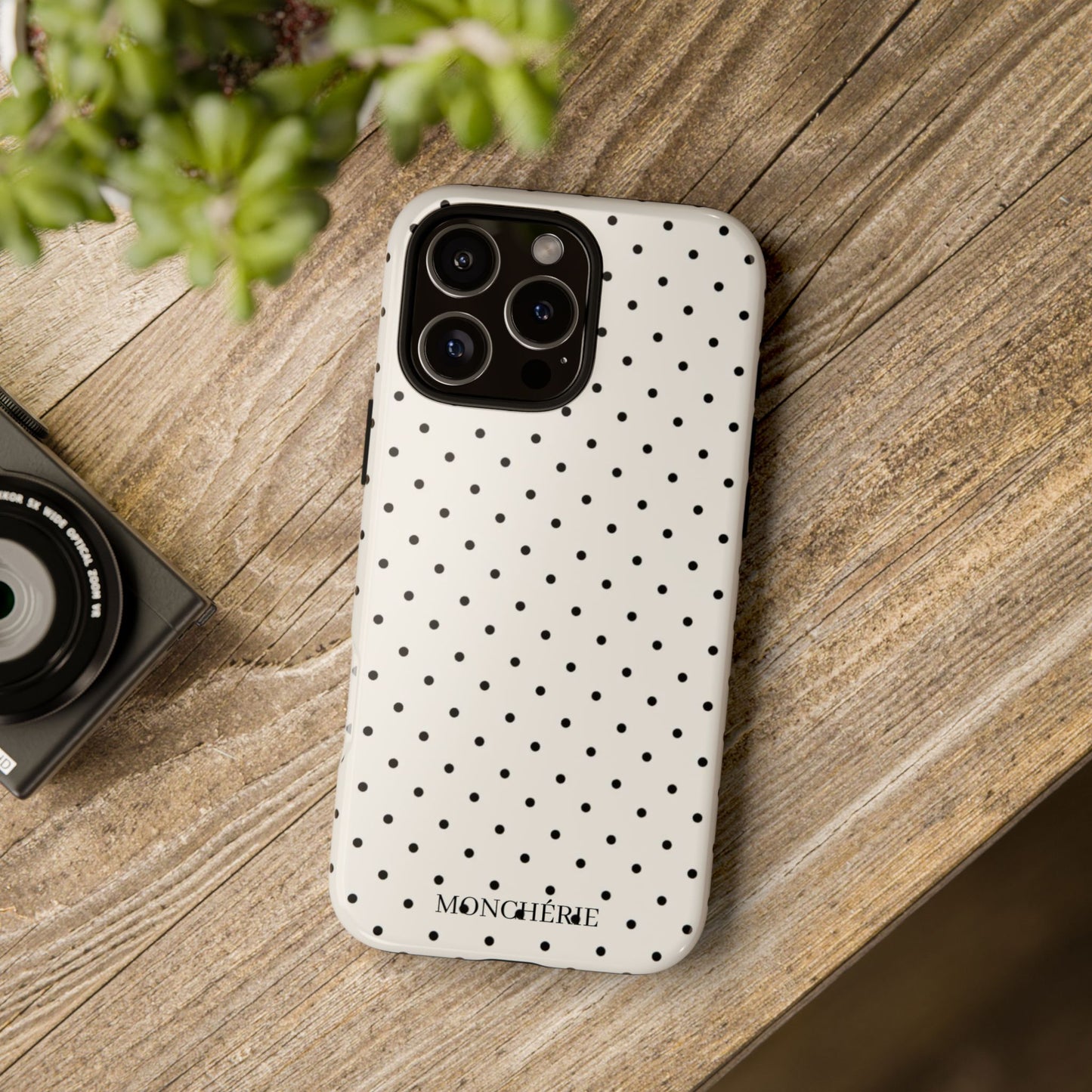 Black and White Polka