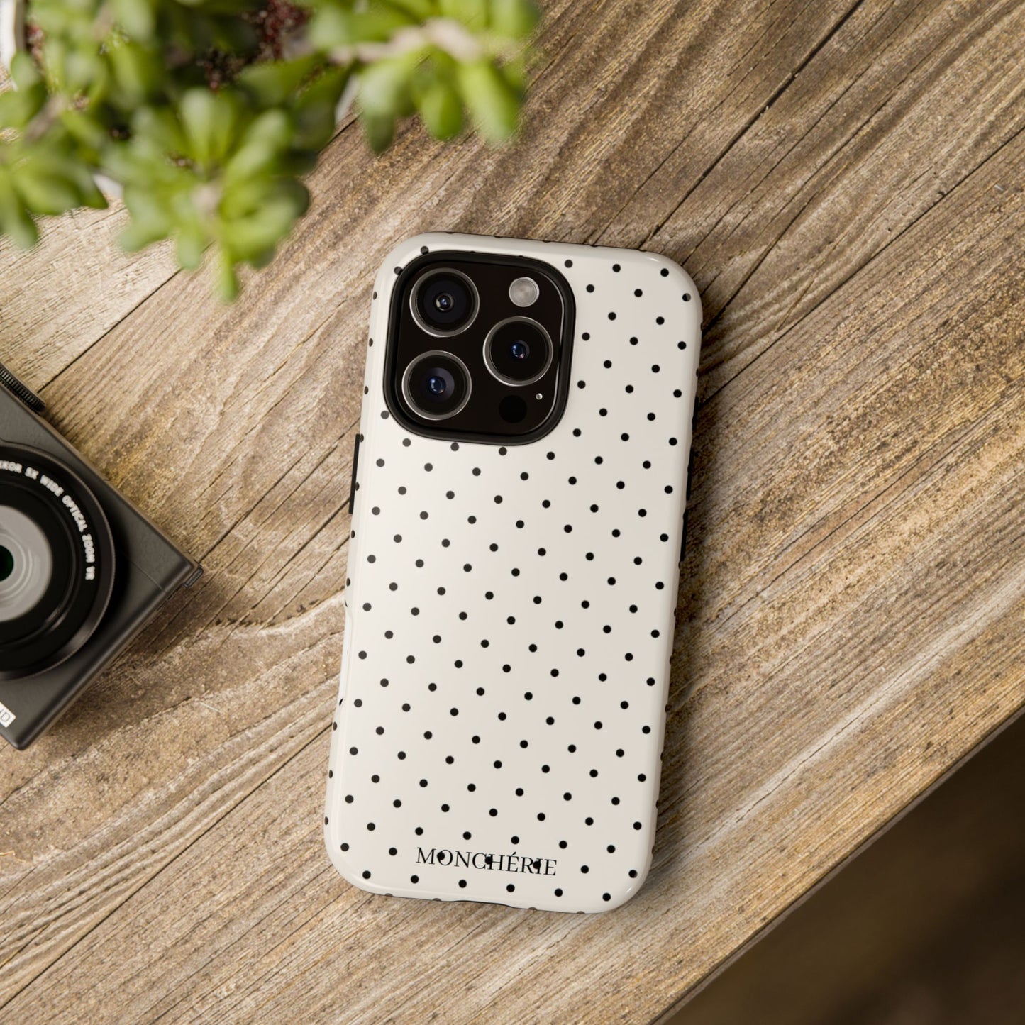 Black and White Polka
