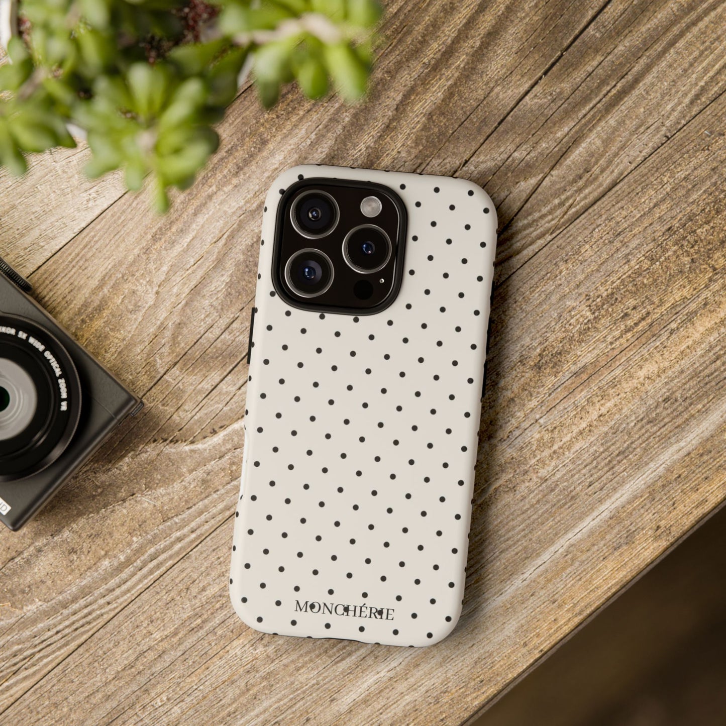 Black and White Polka