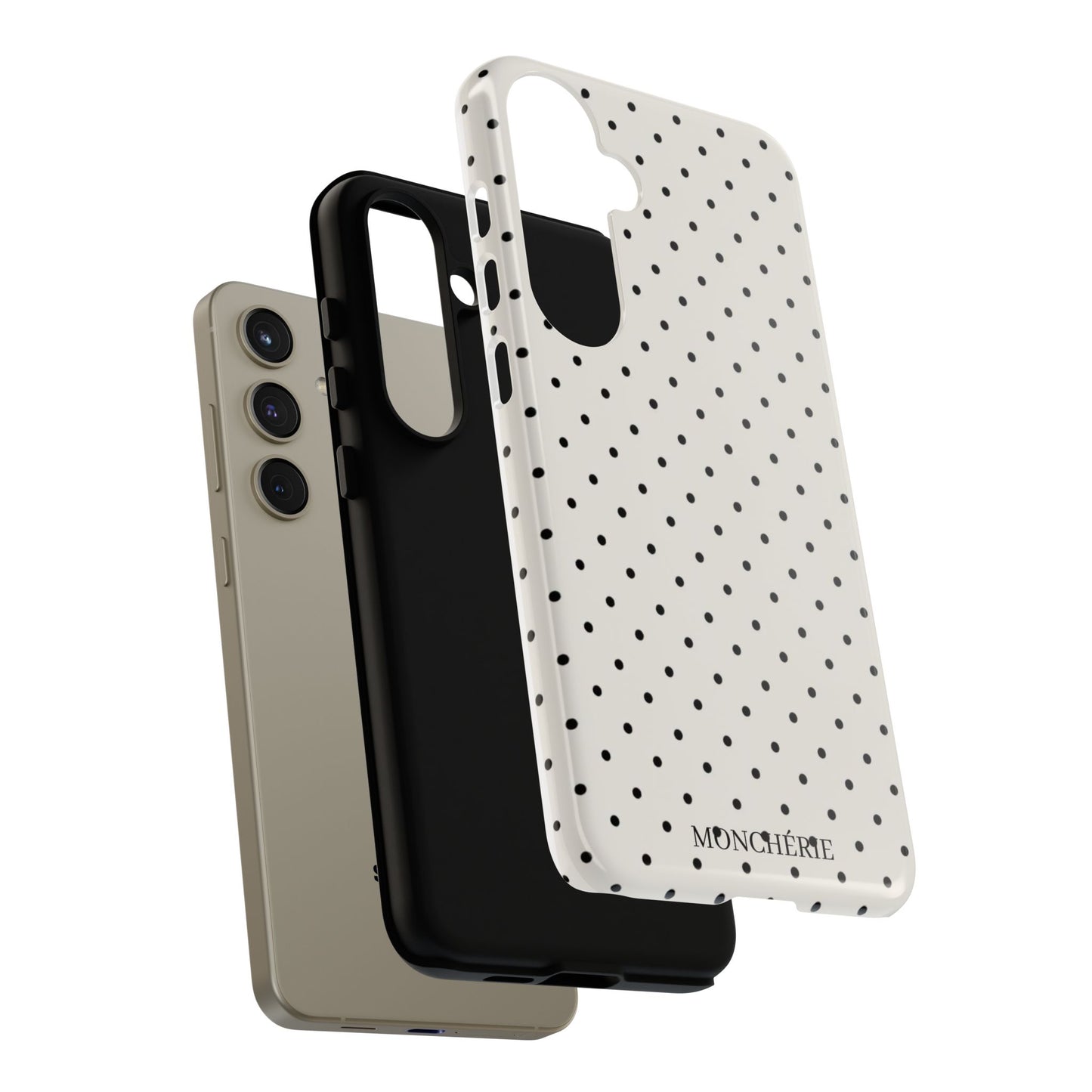 Black and White Polka